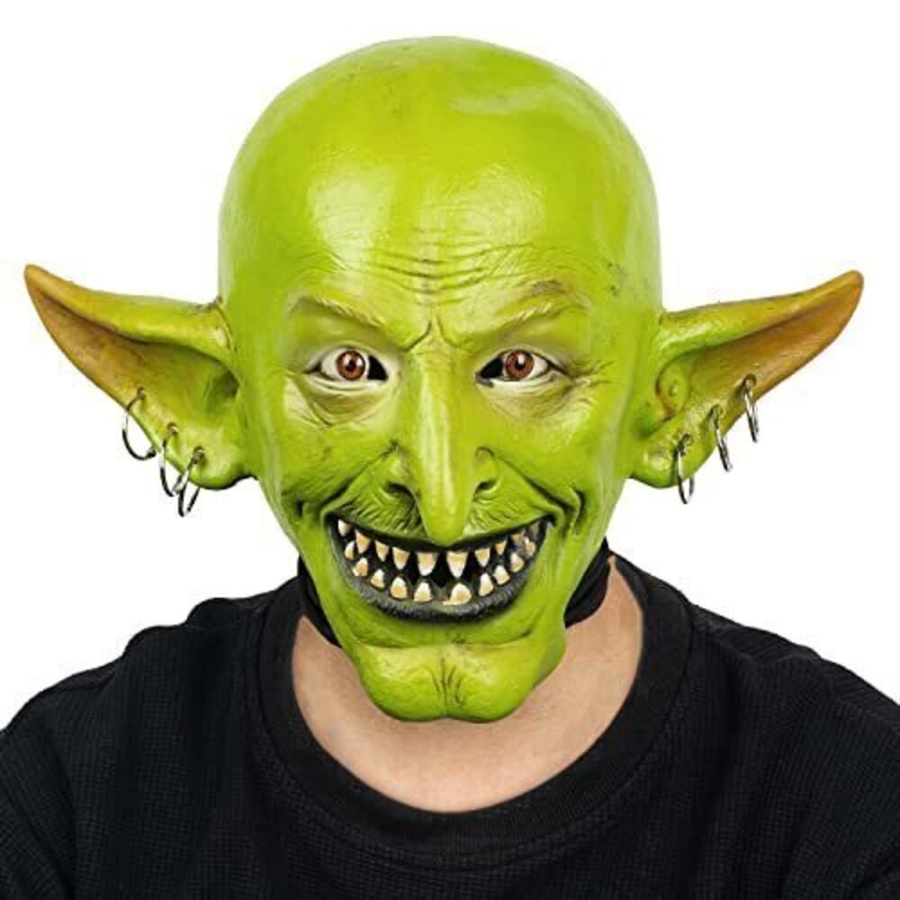 5722 Goblin Mask Scary Halloween Latex Full Head Realistic Masks Fancy